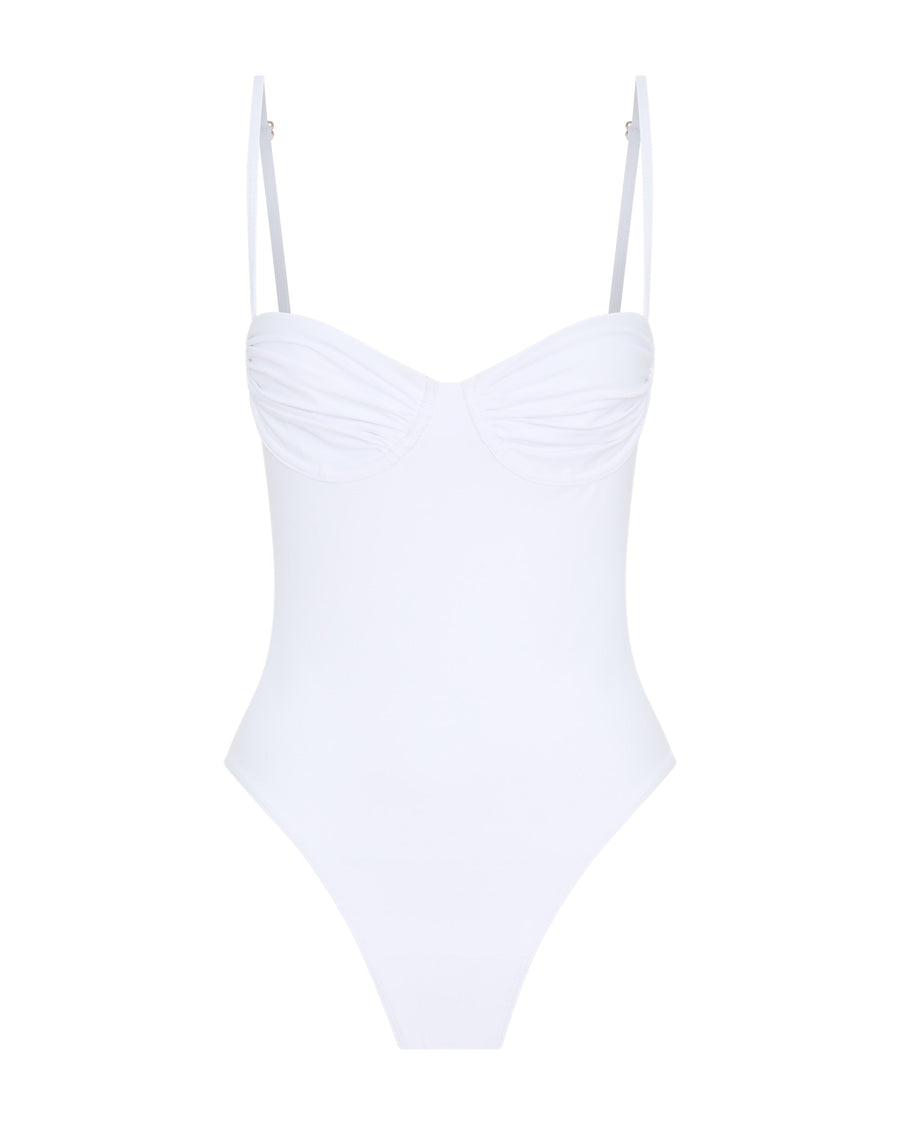 Maillot de bain une pièce Paros Blanc 