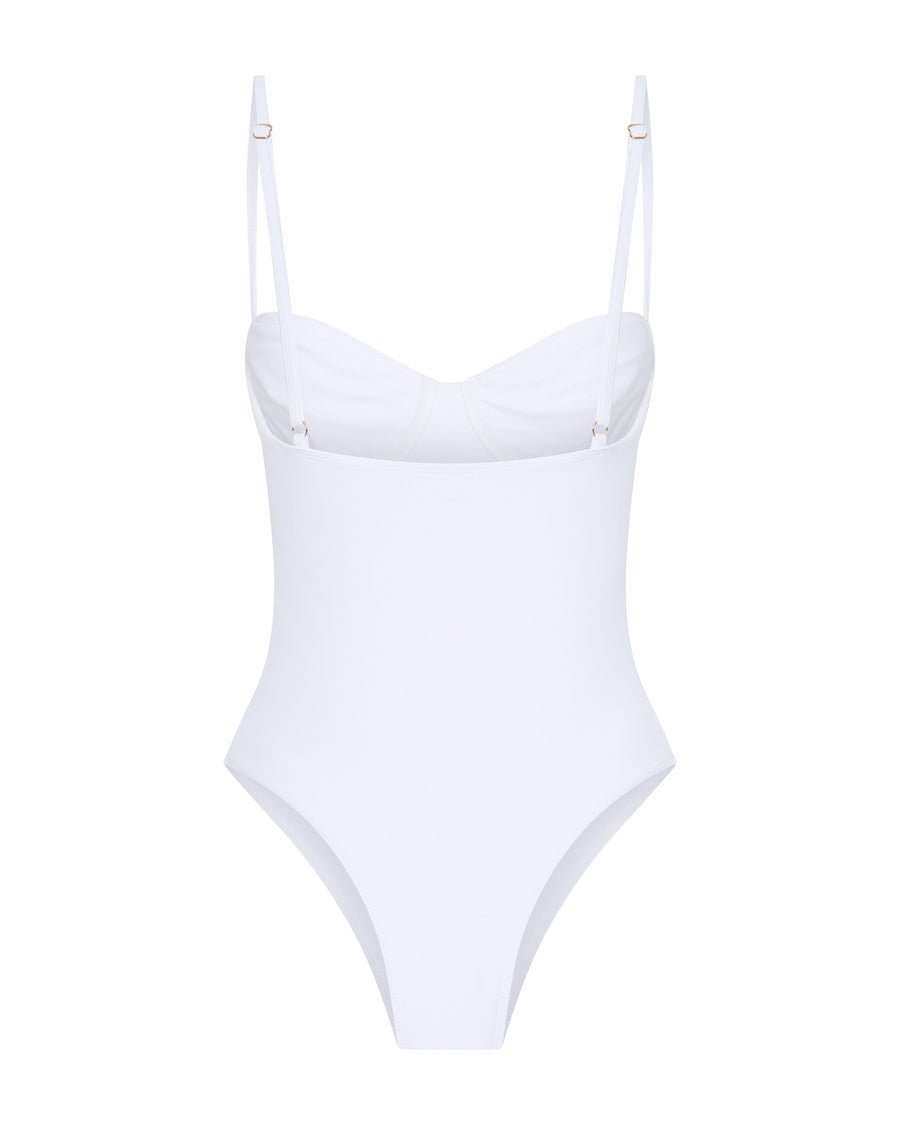 Maillot de bain une pièce Paros Blanc 