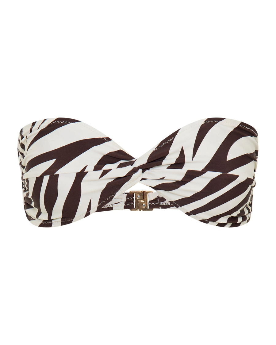 Positano Top Zebra Brown