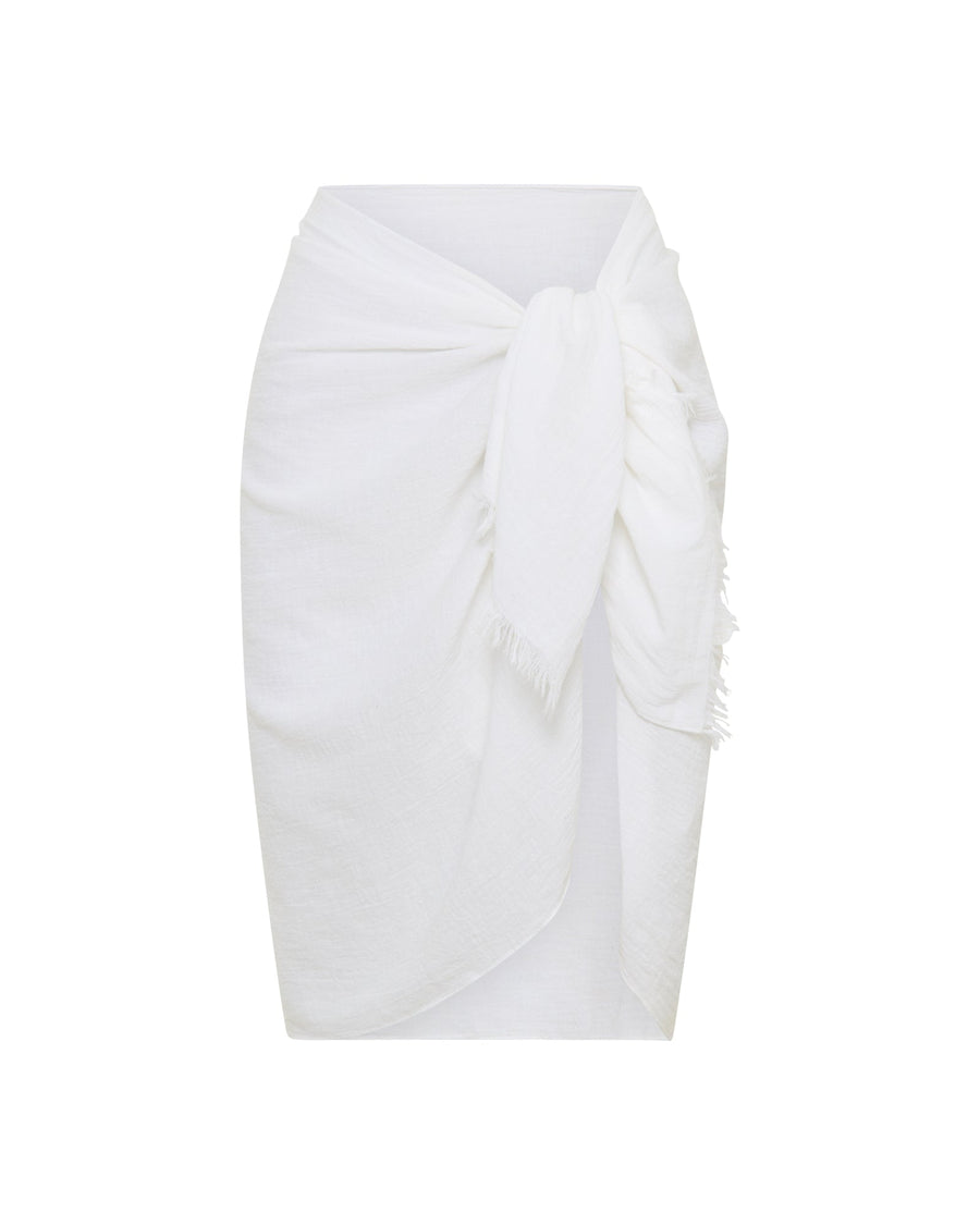 Santorini Sarong White