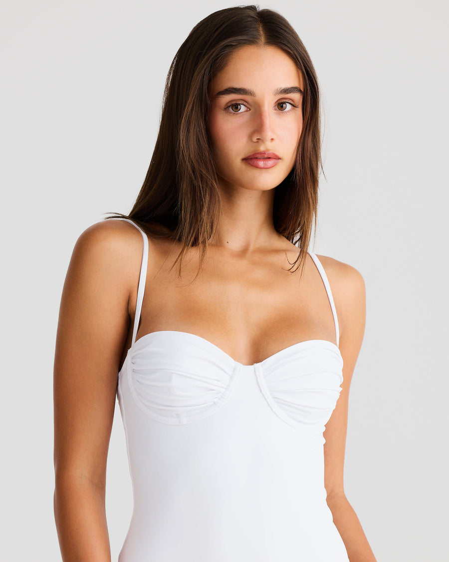 Maillot de bain une pièce Paros Blanc 